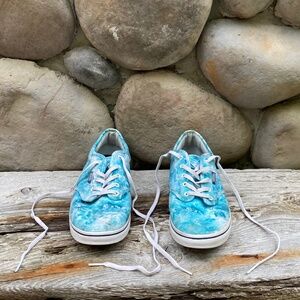 VANS Atwood Ocean Blue Tye Dye Low Top Sneaker